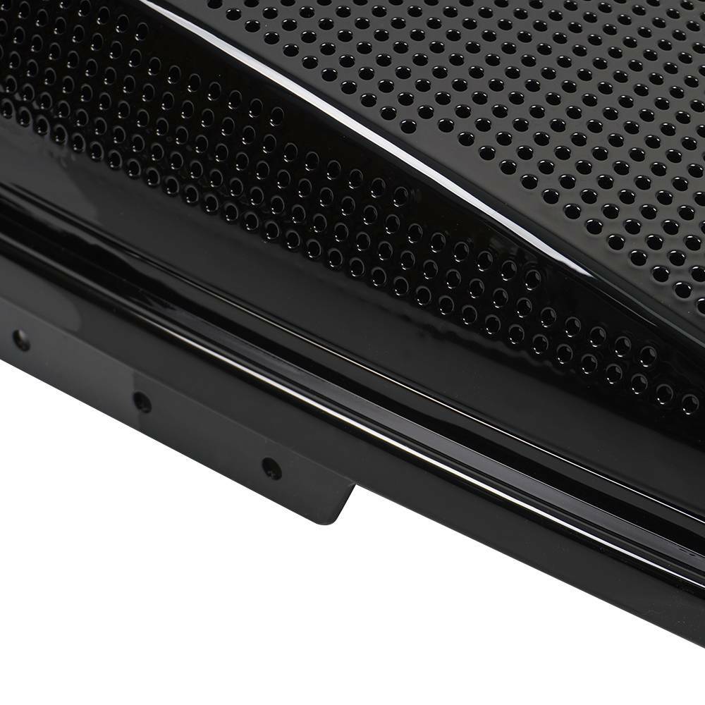 Vivid Black Dual 6x9" Speaker Saddlebag Lids For 2014-2022 Harley Touring Models