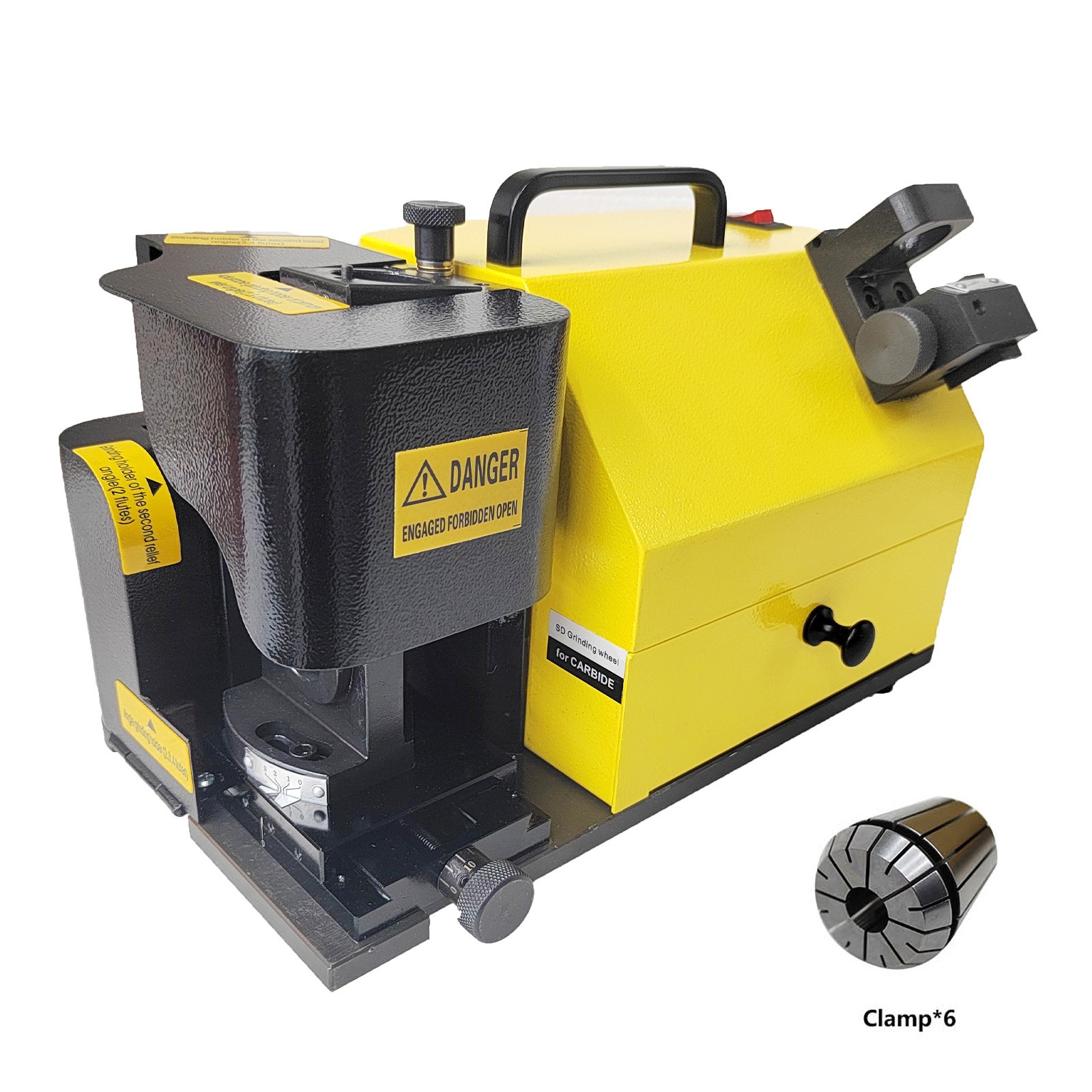 End Mill Grinding Sharpener Portable Milling Cutter Grinder for 4-14mm End Mills