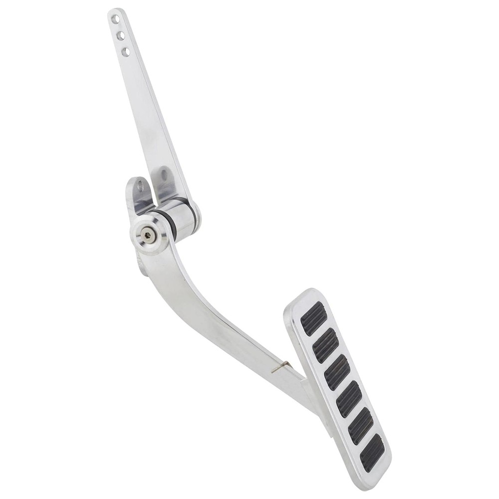 Street Hot Rat Rod Gas Pedal Firewall Mount Throttle Polished Aluminum Universal