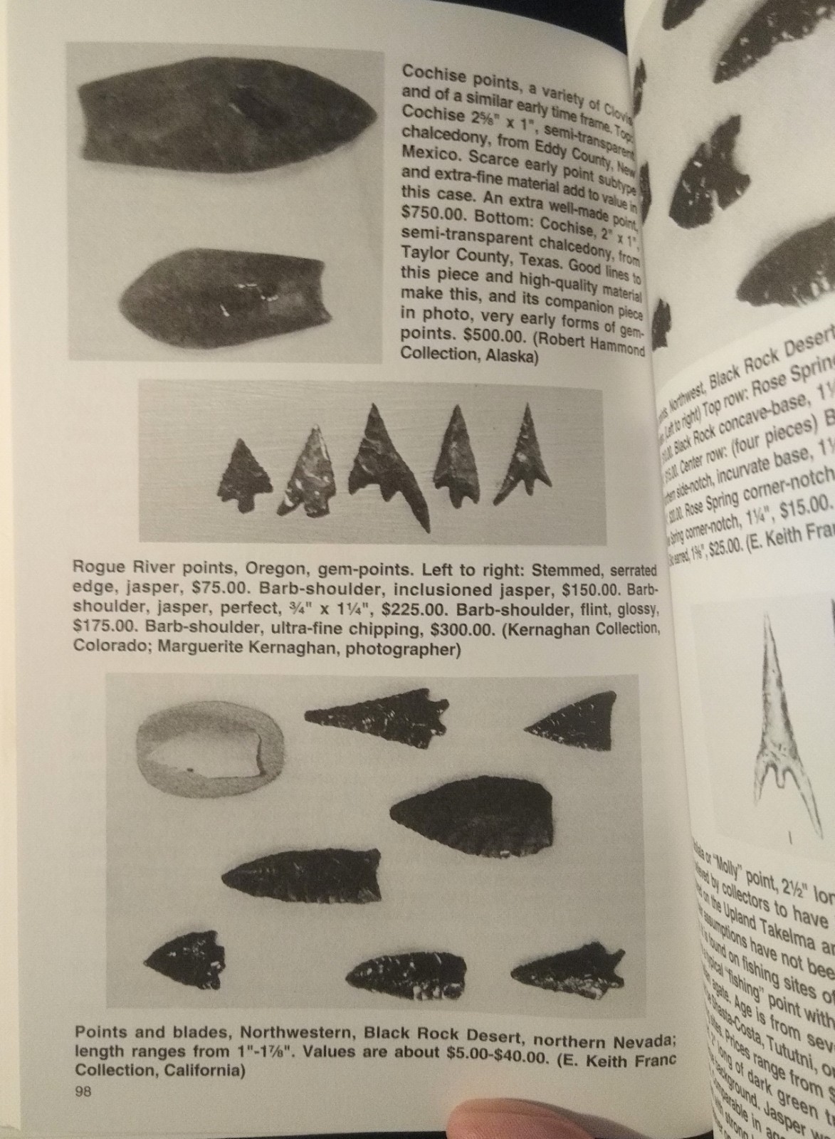 "Arrowheads & Projectile Points" Guide By Lar Hothem - Illustrated