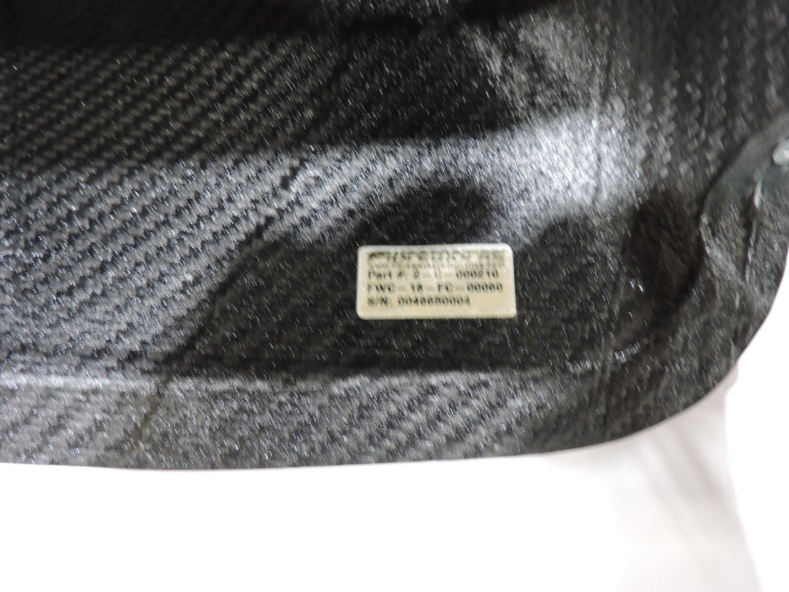 Fibreworks Carbon Fiber nose ducts to 4" outlets L&R Late Model Nascar