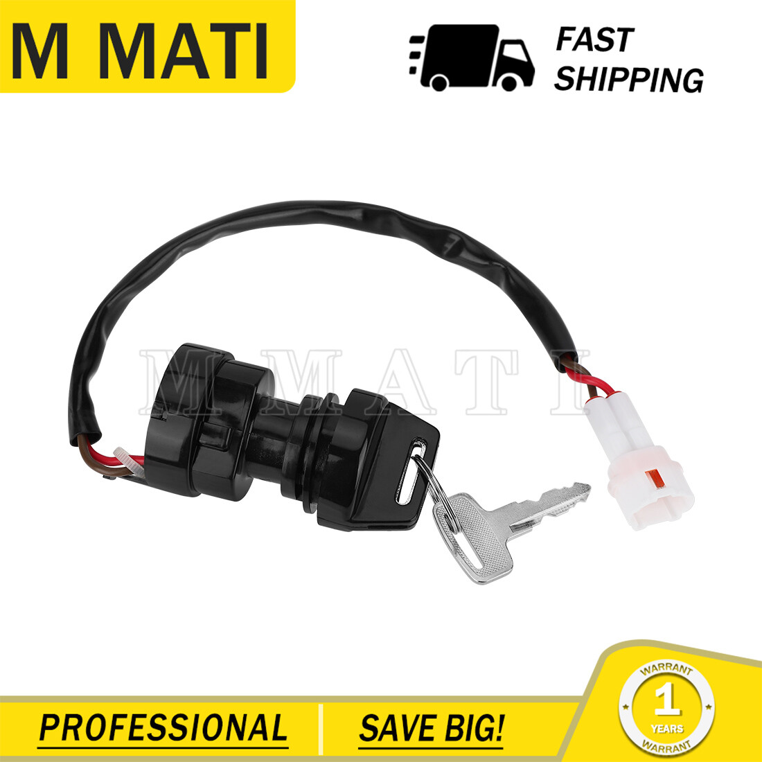 5LP-82510-00-00 Ignition Key Switch for Yamaha Bruin 350 YFM350 2004 2005 2006