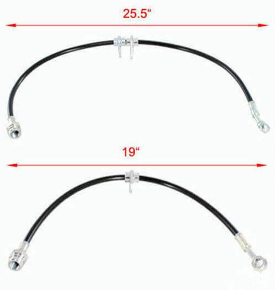 For 88-91 HONDA CR-X/CRX ED8ED9 STAINLESS STEEL HOSE BRAKE LINE FRONT REAR