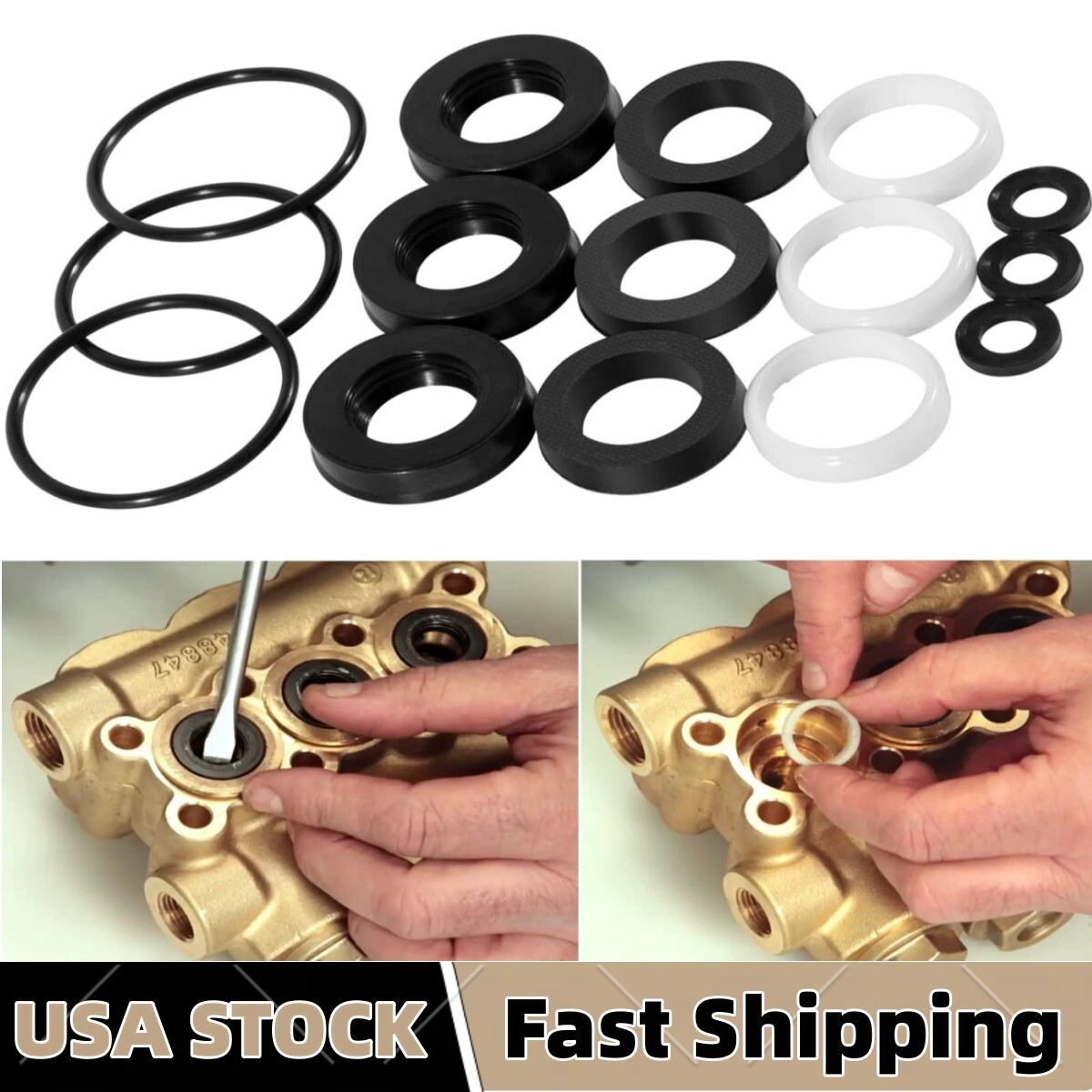 34262 Seal Kit for Cat Pressure Washer Pump 66DX 6DX 6DX40G1I 66DX40G1I 6DX35G1I