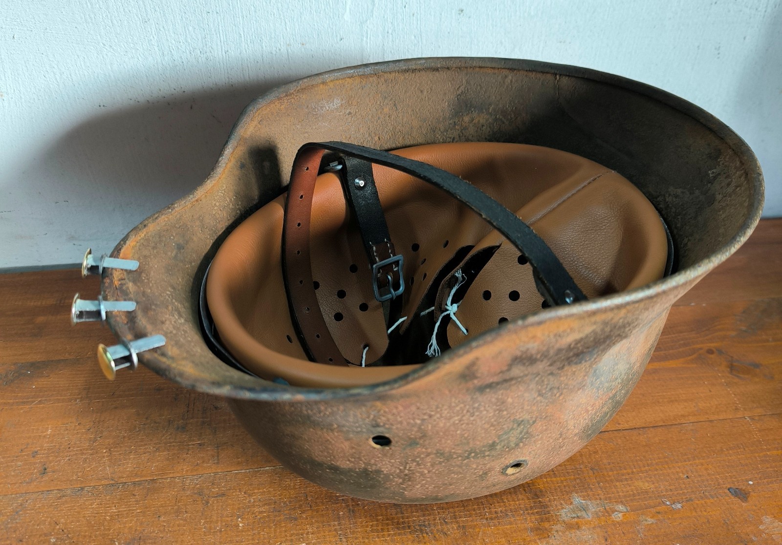 Helmet german original nice helmet M40 size 64  WW2 WWII do it yourself