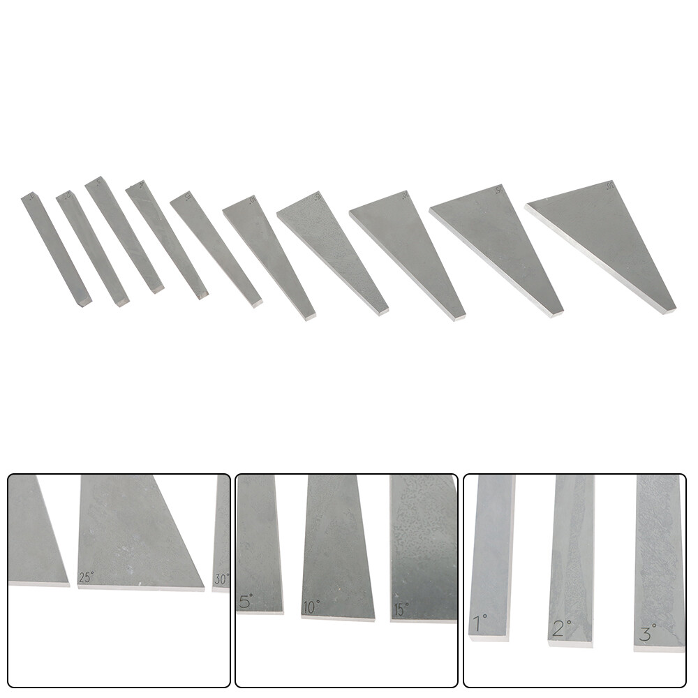 10 PCS MACHINIST GROUND ANGLE BLOCKS SET 1 - 30 DEGREE HARDENED