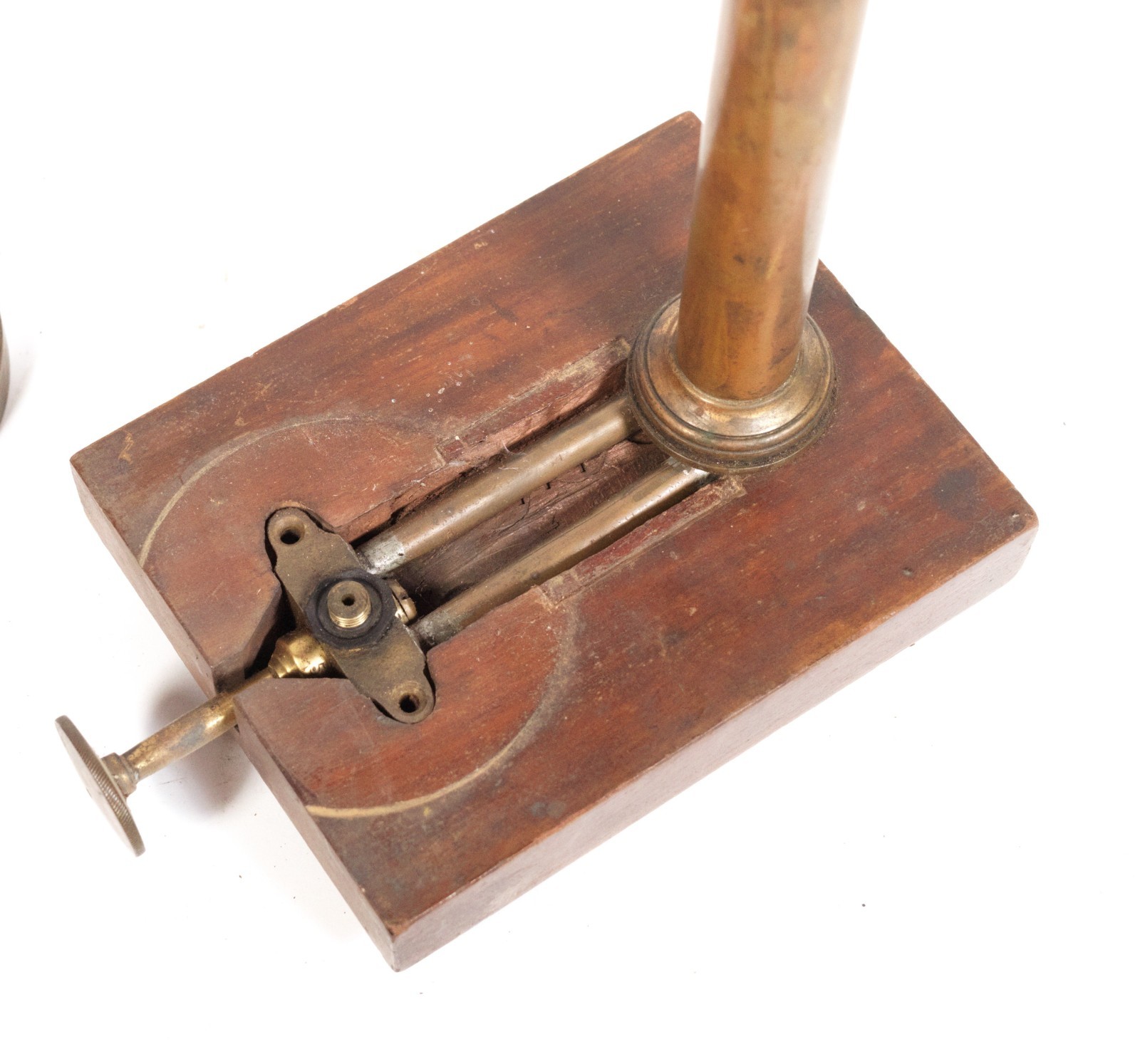 1838 Air Pump Signed "Brown & Francis New York" * Early Philosophical Instrument