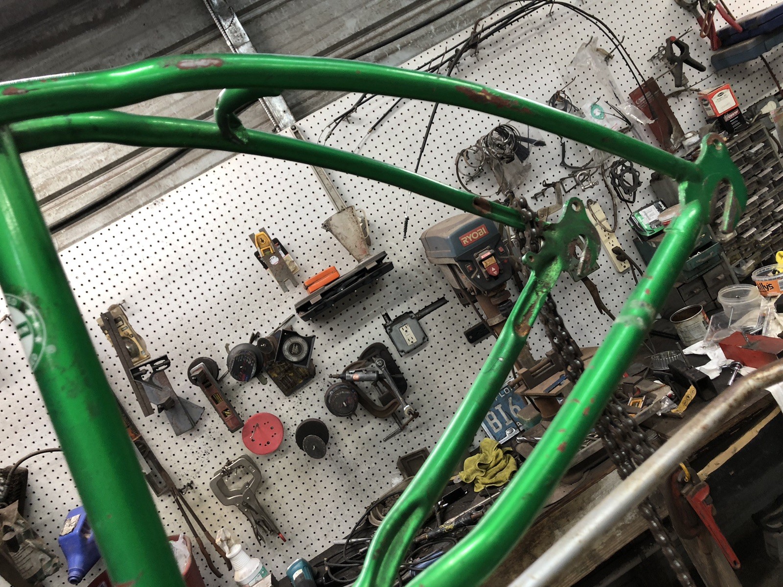 1979 Schwinn 20 inch Coaster frame stingray cantilever Lime Green