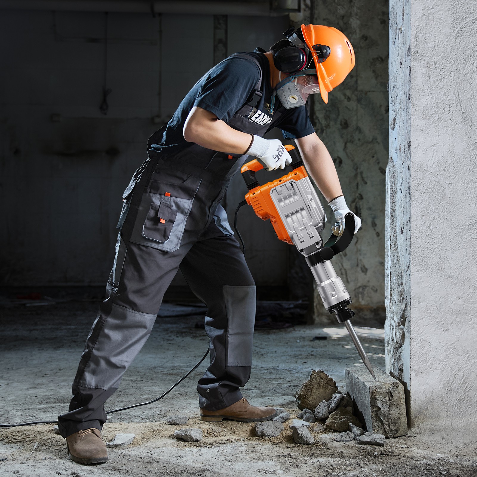 VEVOR Demolition Jack Hammer Concrete Breaker 3500W Electric Hammer