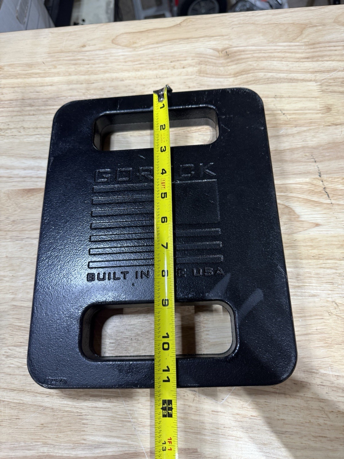 Goruck 30Lb Ruck Plate Black Weight Plate