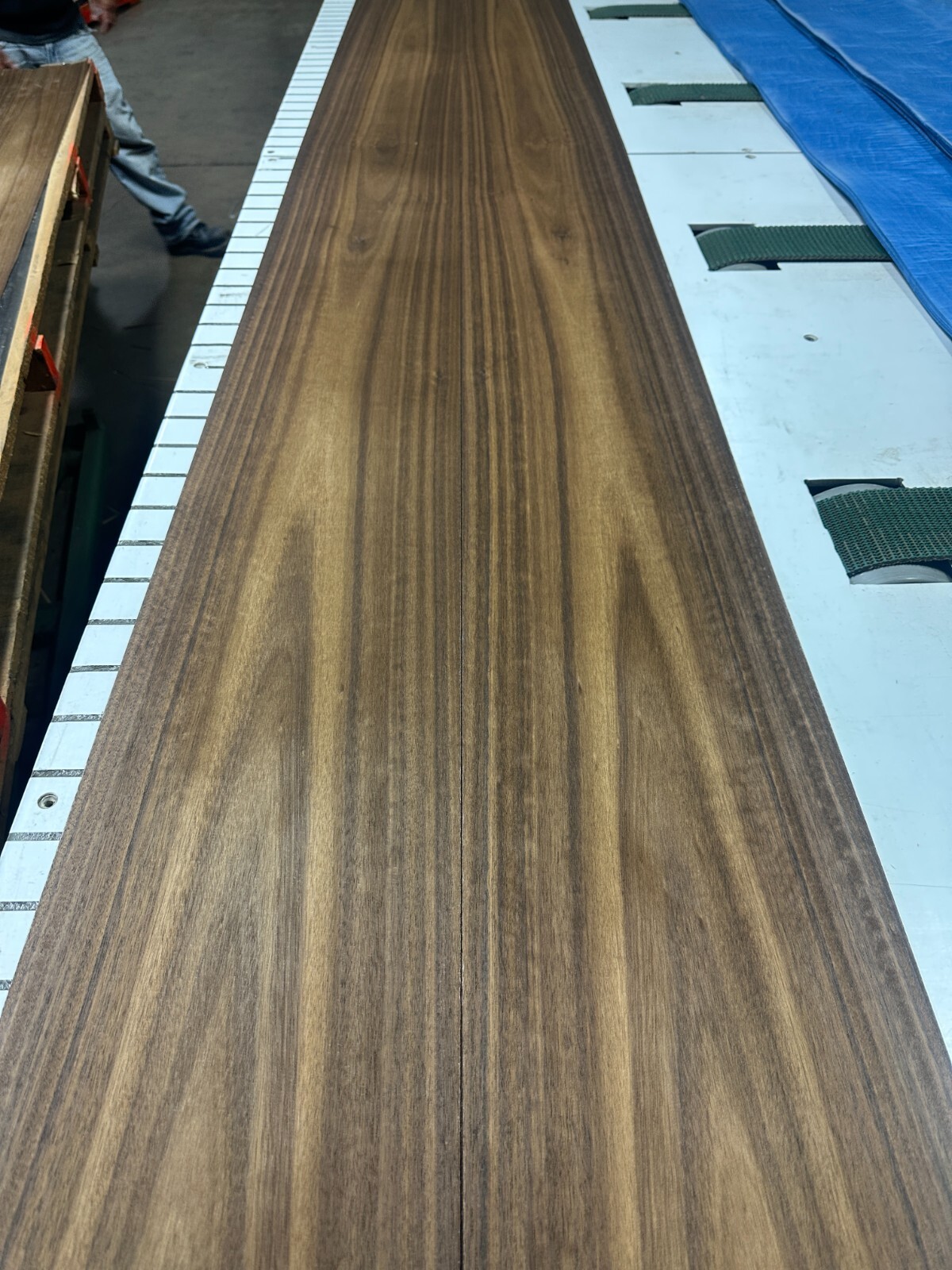 Bocote Raw Wood Veneer 2 sheets 122'' x 10'' 49C