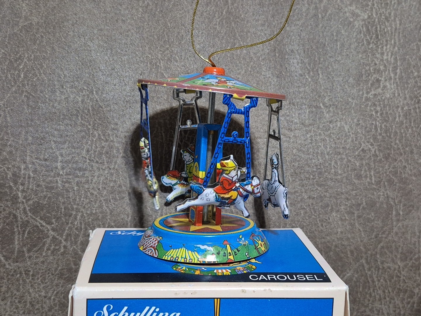 Vintage Schylling Miniature Carousel Tin Collector Series 1997