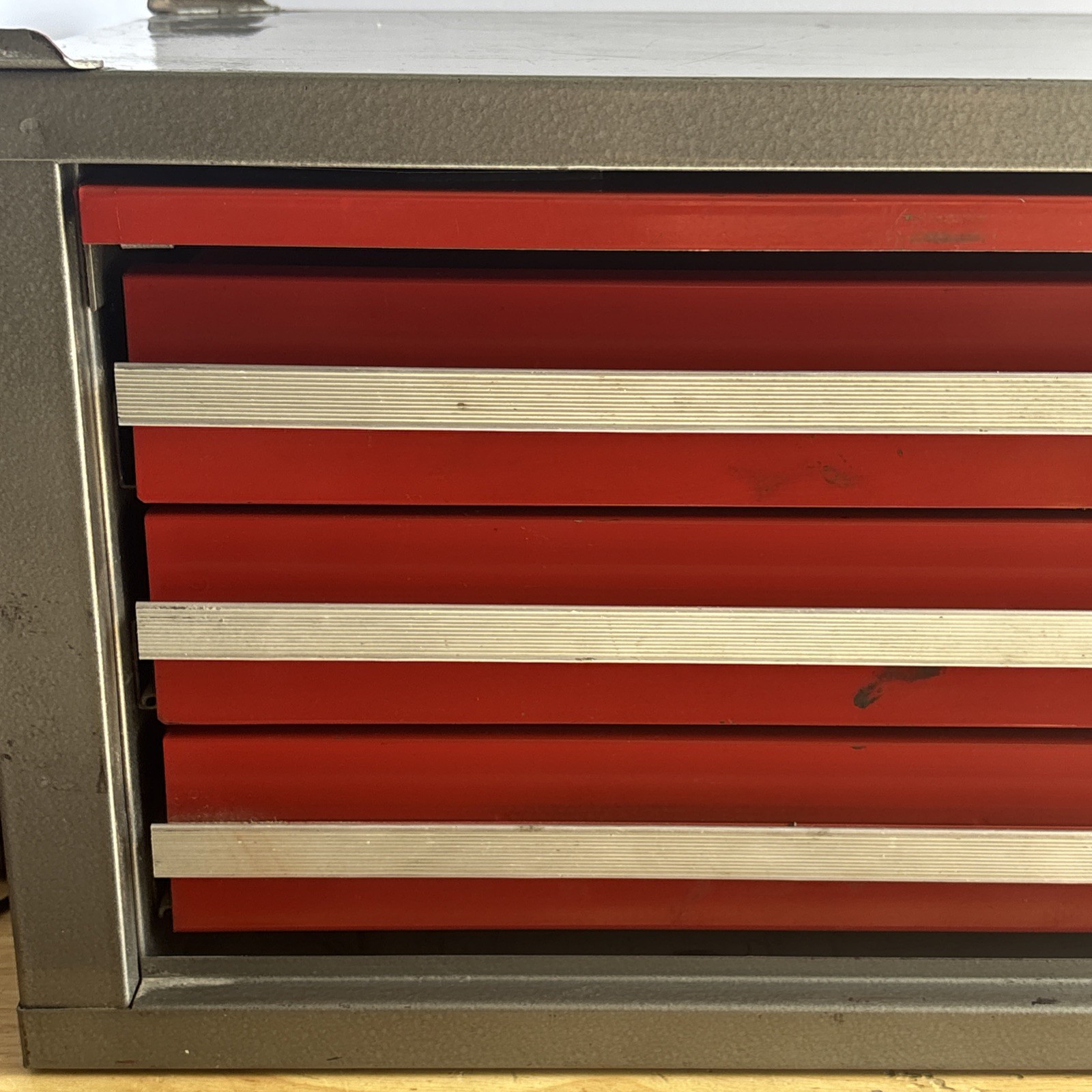 Craftsman Mid Riser Middle Intermediate Tool Box Chest 3 Drawer Vtg USA No Key