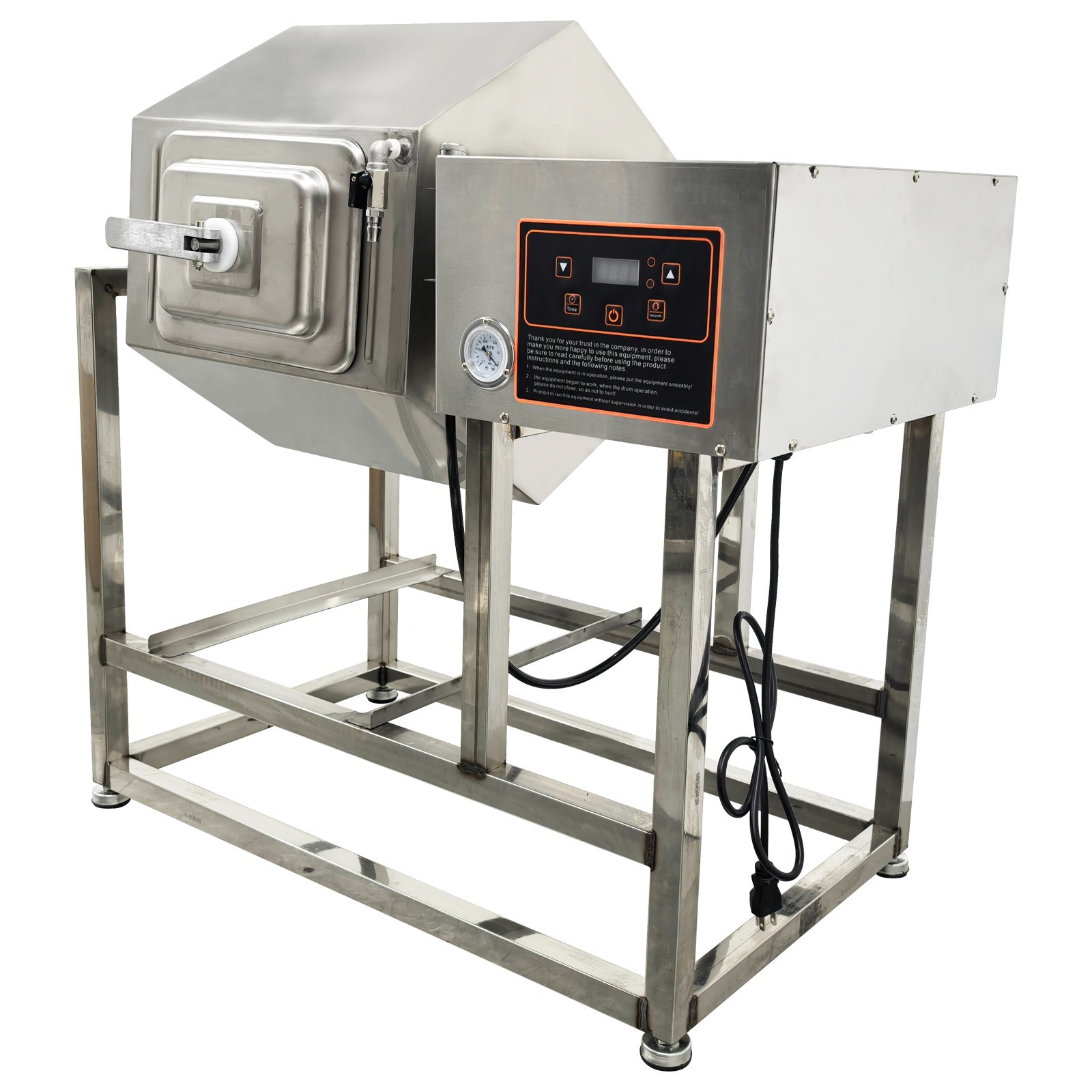 110V 70L Vacuum Food Tumbler Marinator Meat Vegetable Marinating Machine