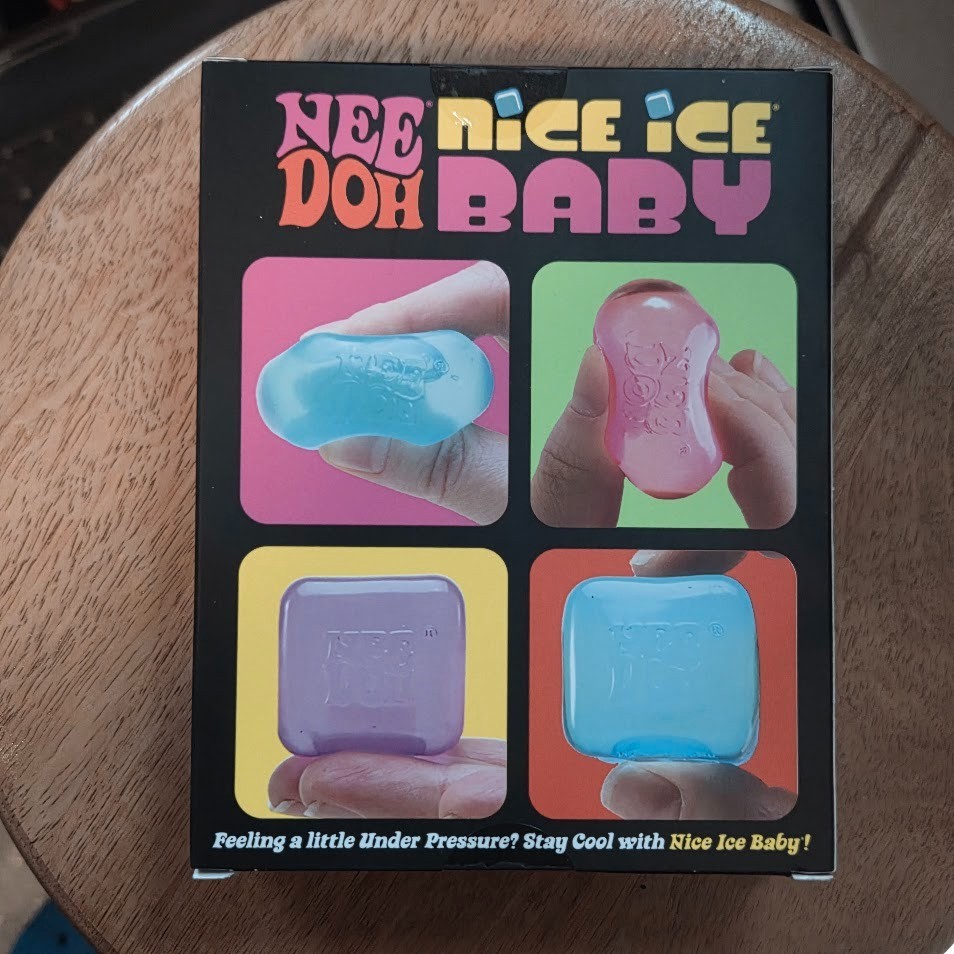 Schylling NeeDoh Nice Ice Baby Fidget Toy Stress Ball New