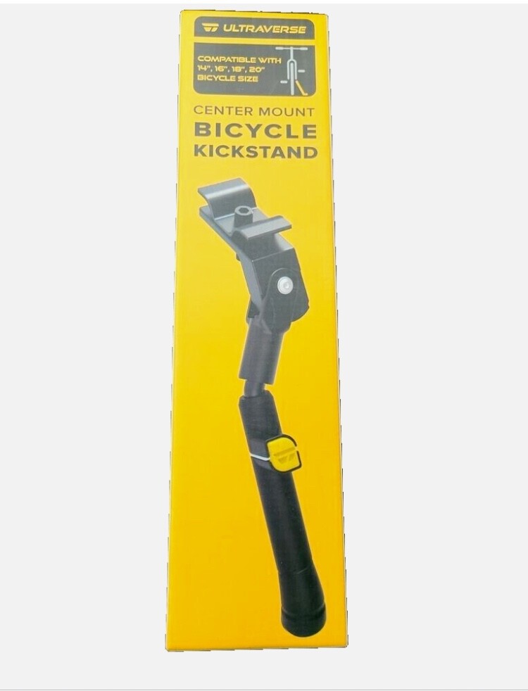 CENTER MOUNT BICYCLE STAND ULTRAVERSE FOR 14”, 16”, 18”, 20” INCH SIZE KICKSTAND