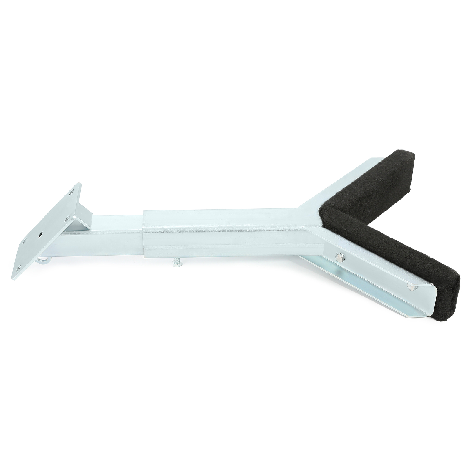 Adjustable Bow Rest Catcher Assembly For Boat Trailer Zinc-Plated Post Carpeted
