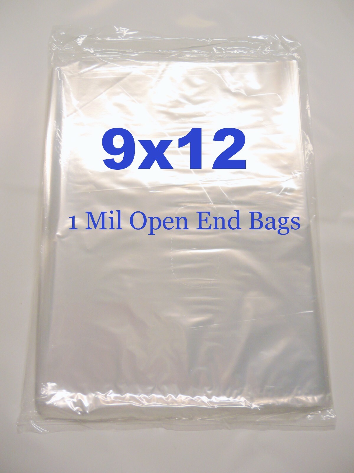 200 Merchandise Bag Combo 9x12 & 11x15 Clear 1 Mil Plastic Apparel Bags
