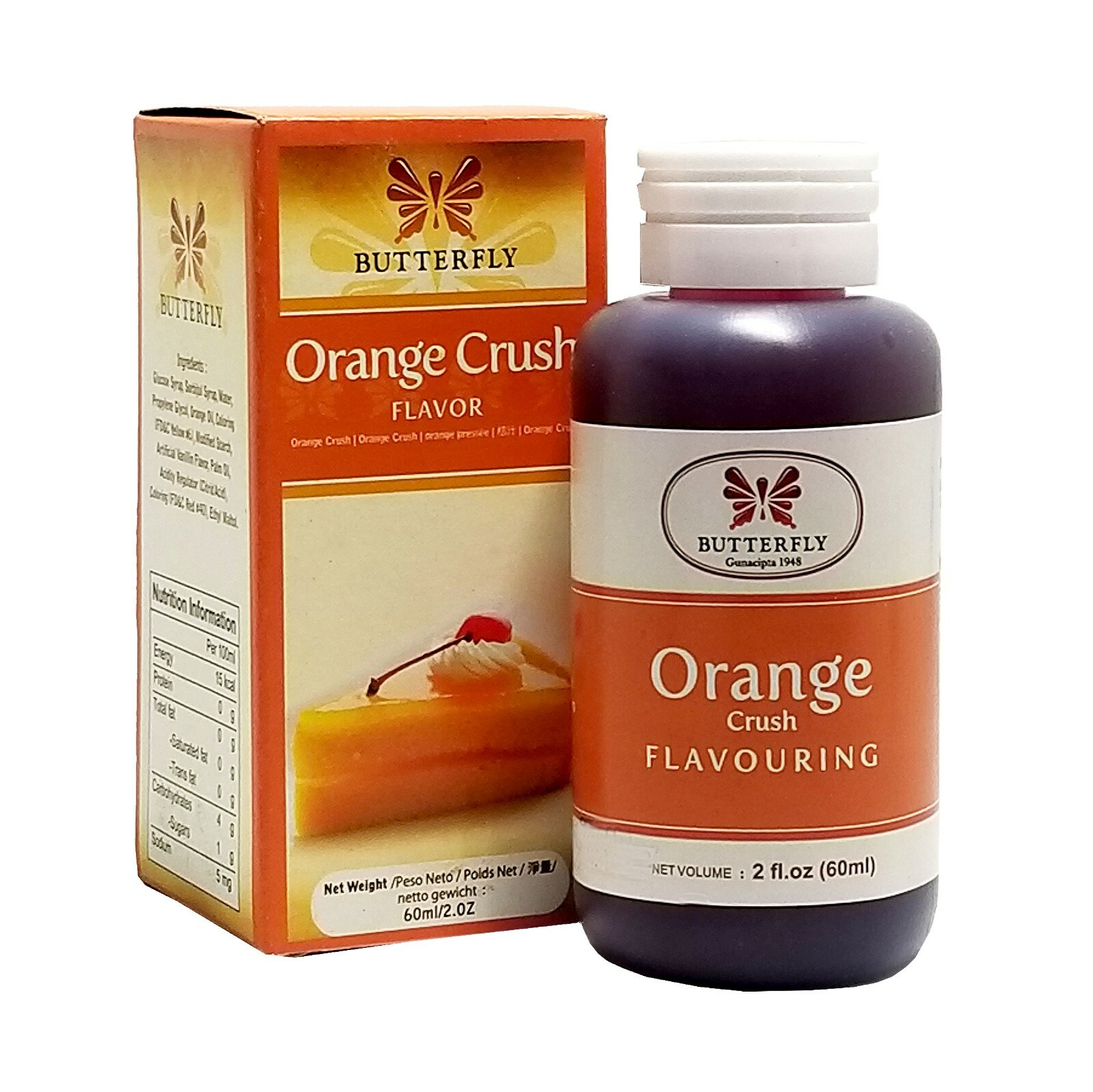 Butterfly Flavoring Extracts Assorted Flavors Your Choice 2 Oz./60 ml (1 Bottle)