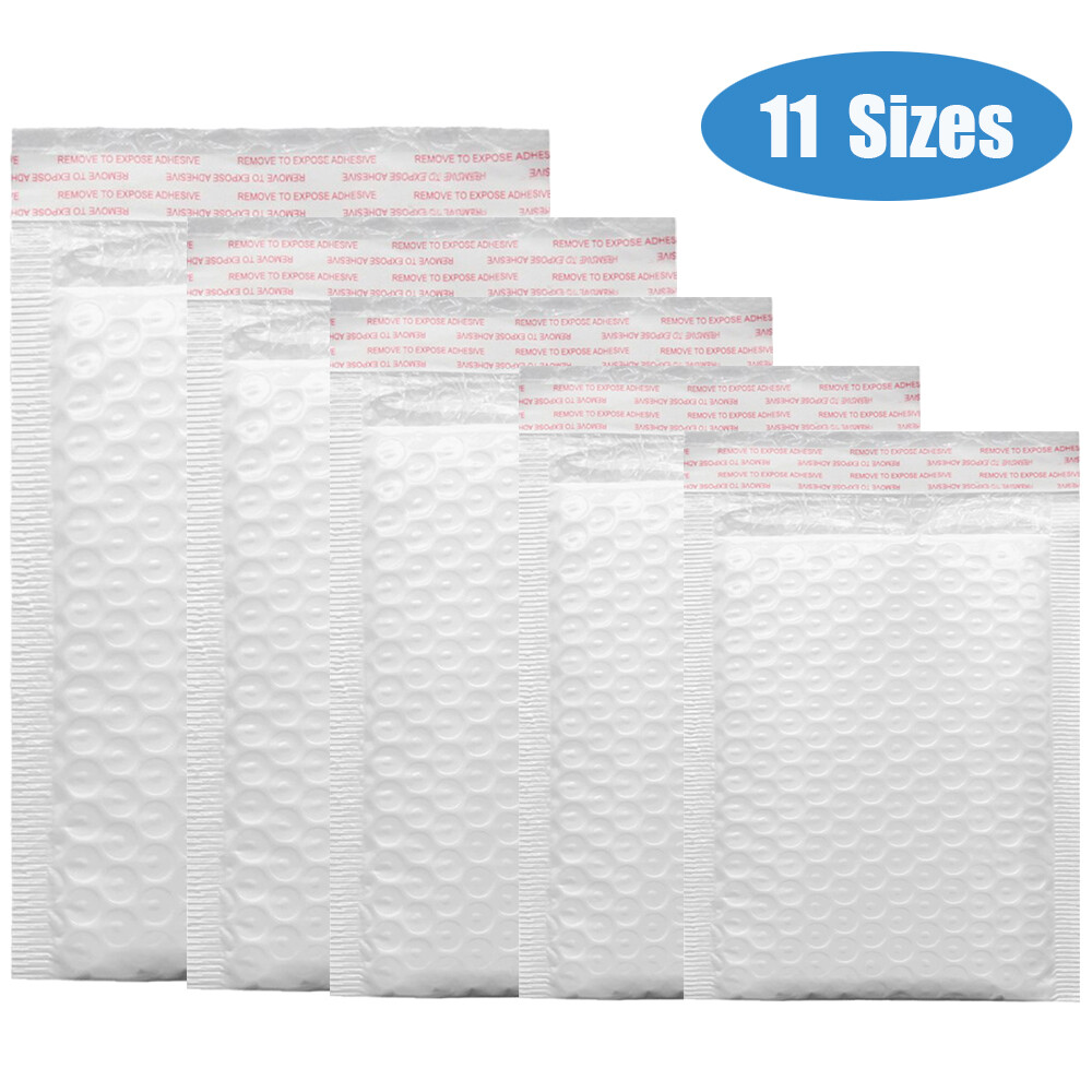 25/50PCs Poly Bubble Mailers Bubble Lined Wrap Polymailer Bags for Shipping