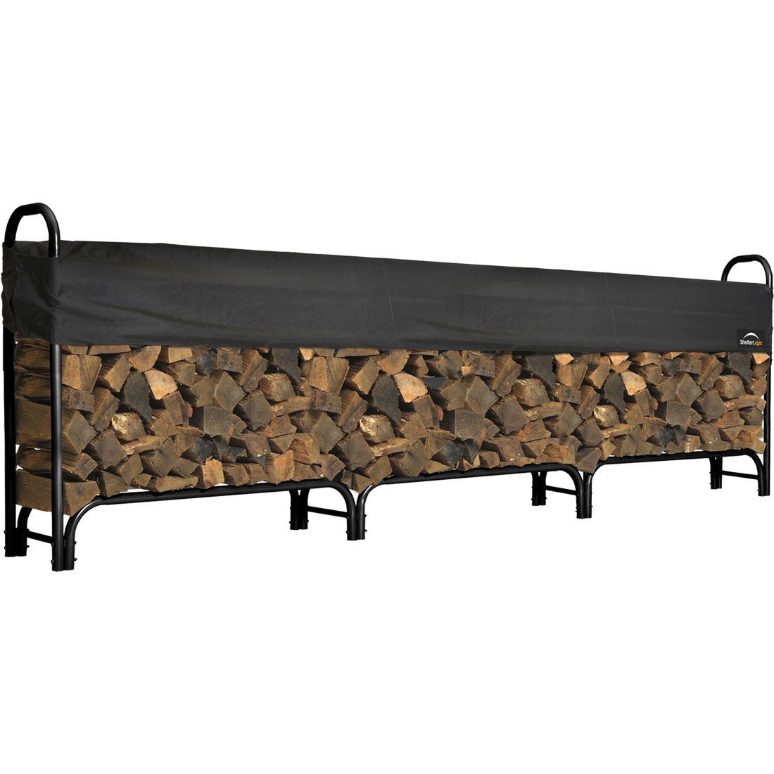 ShelterLogic Heavy Duty Firewood Rack, 12 ft.