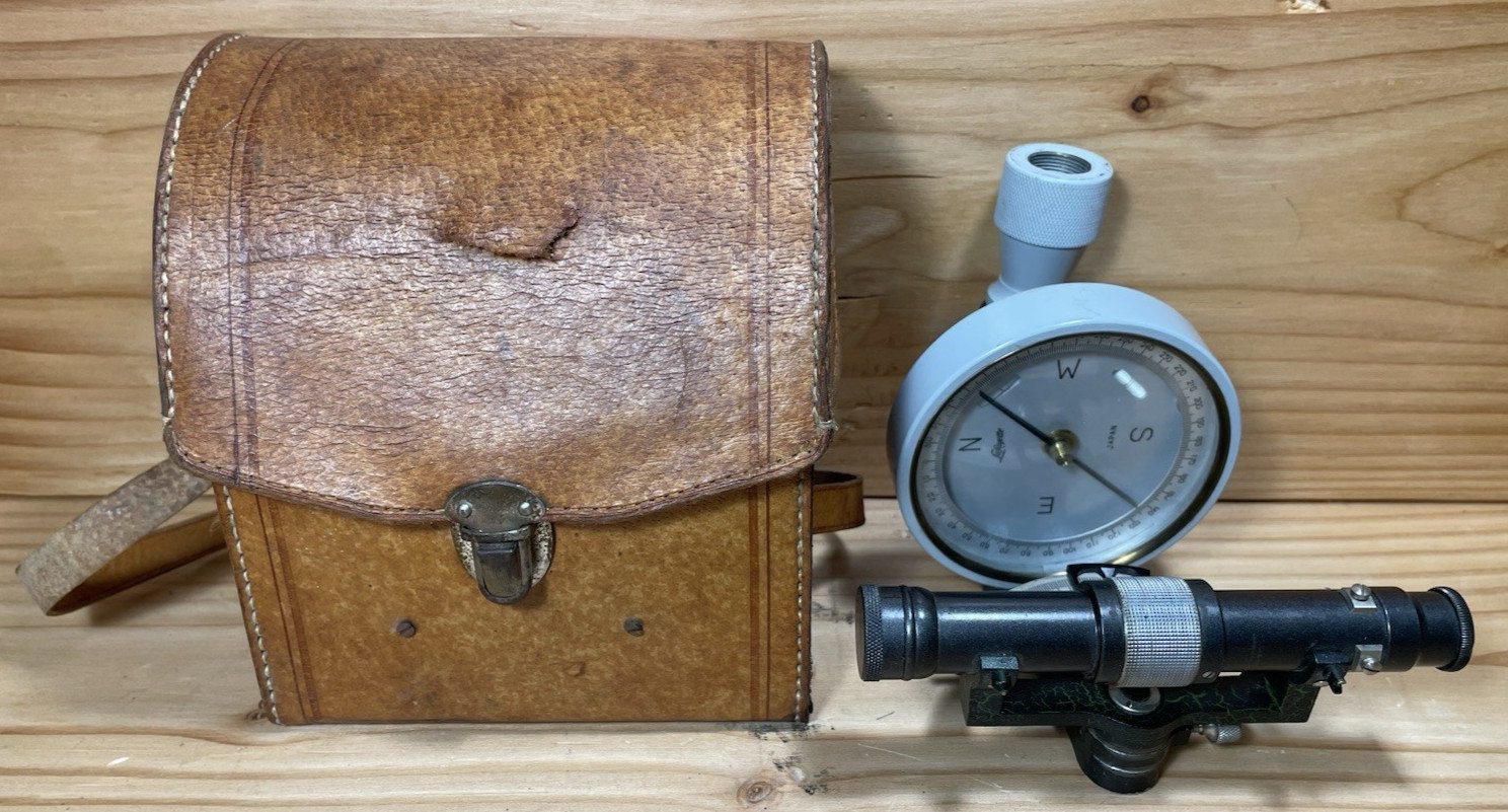 LAFAYETTE  Surveyors Compass and 5 3/8" Telescope