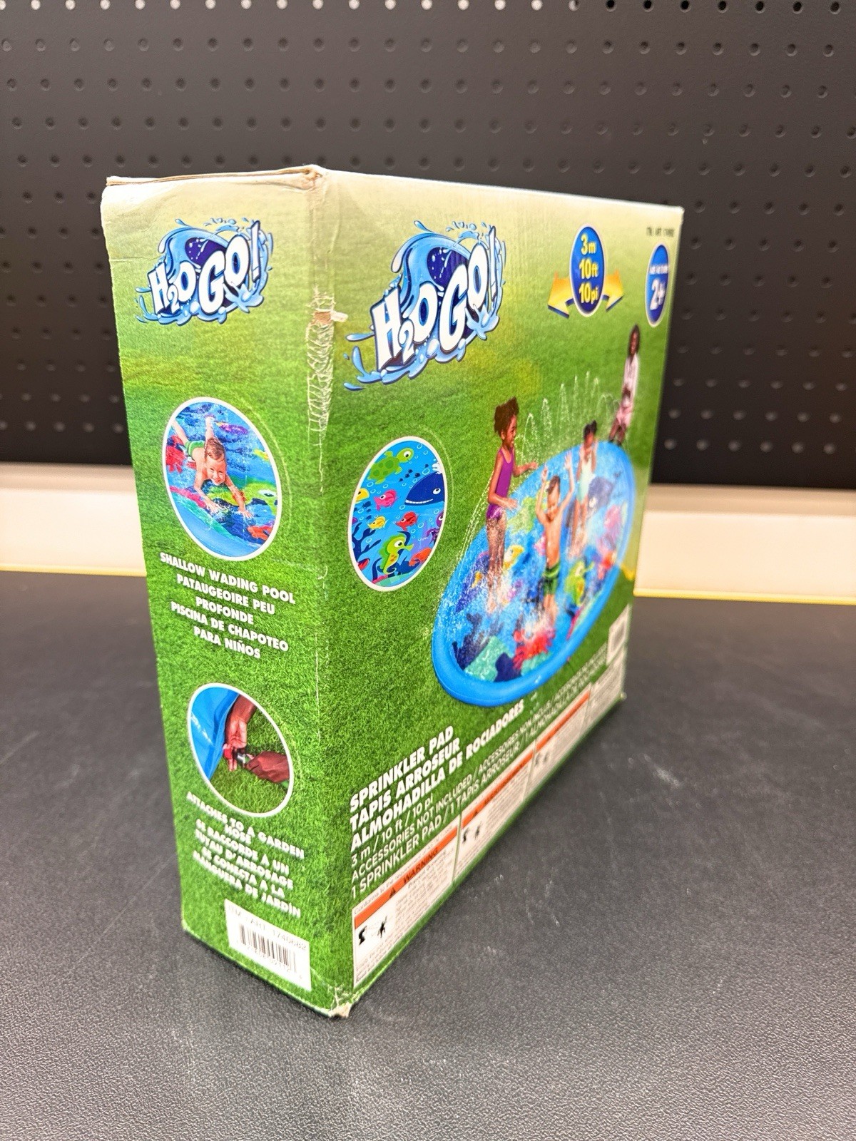 H2OGO! 10ft (3.05m) Underwater Adventure Sprinkler Pad (2+) Shallow Wading Pool