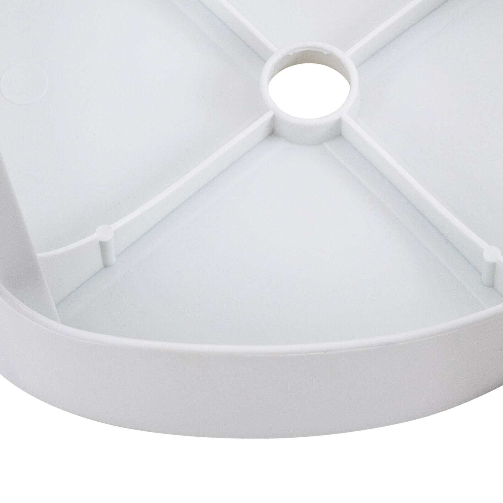 5Pcs Plastic Stools 18'' Height Indoor OutdoorKitchen Bar Chairs Stackable White