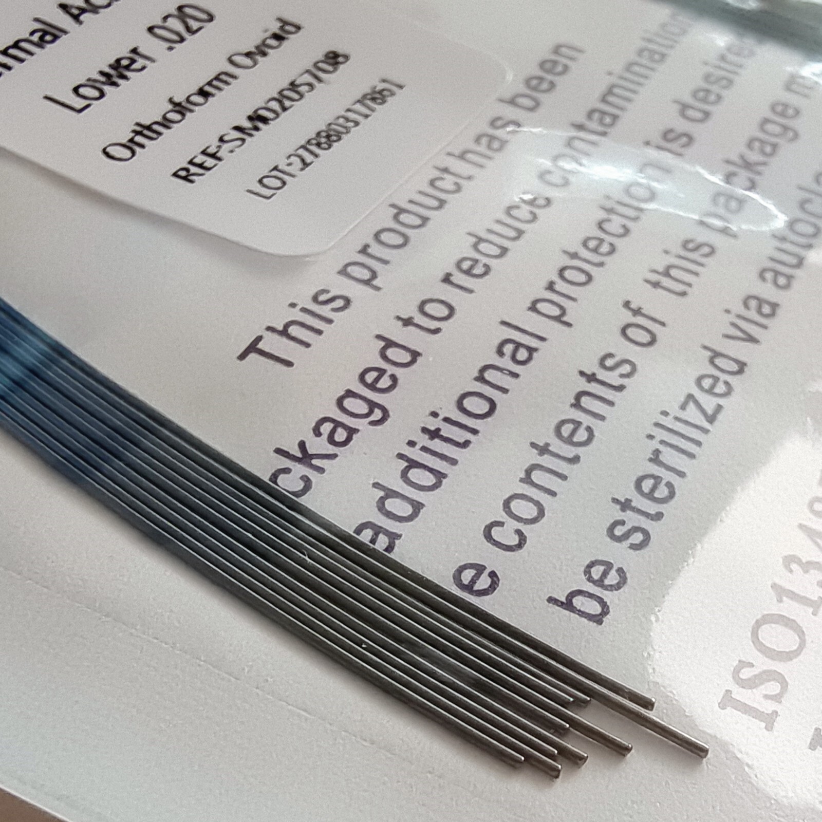 Dental Ortodoncia Térmica Activada Niti Arco Redondo de Alambre 10 Tamaños Super