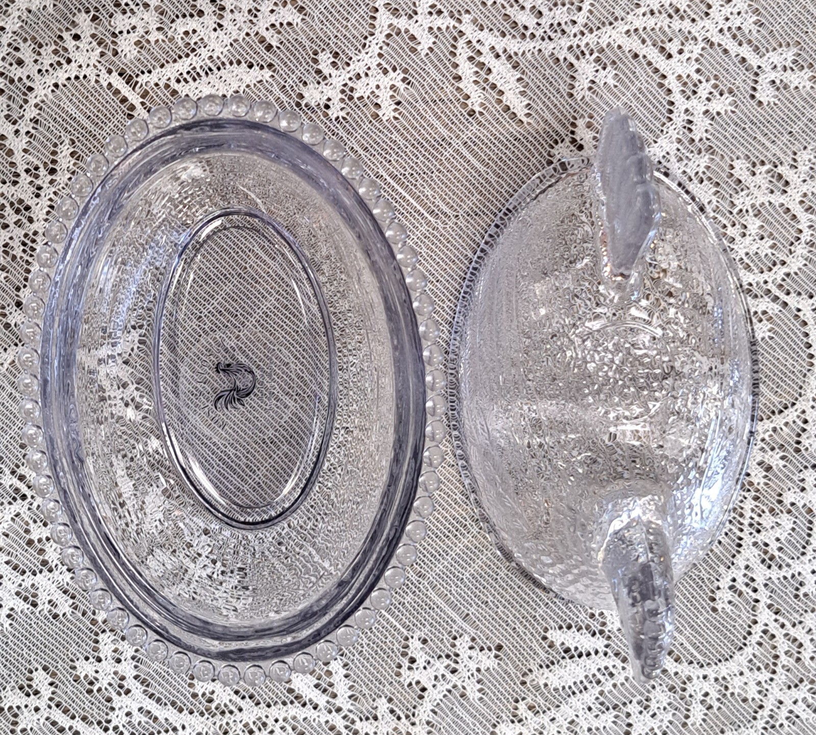 SET OF 3 Hen On Nest Roses Closet W/ Box & Sticker Limited # Small Indiana Style