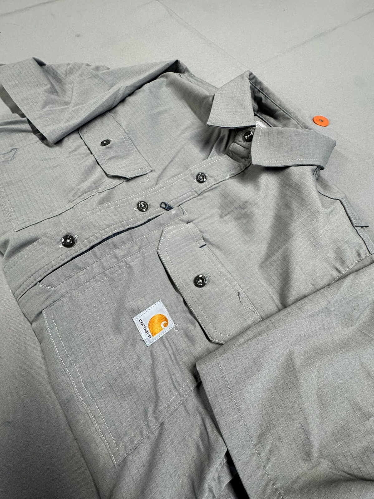 Carhartt Men's Short-Sleeve Button-Down Work Shirt New