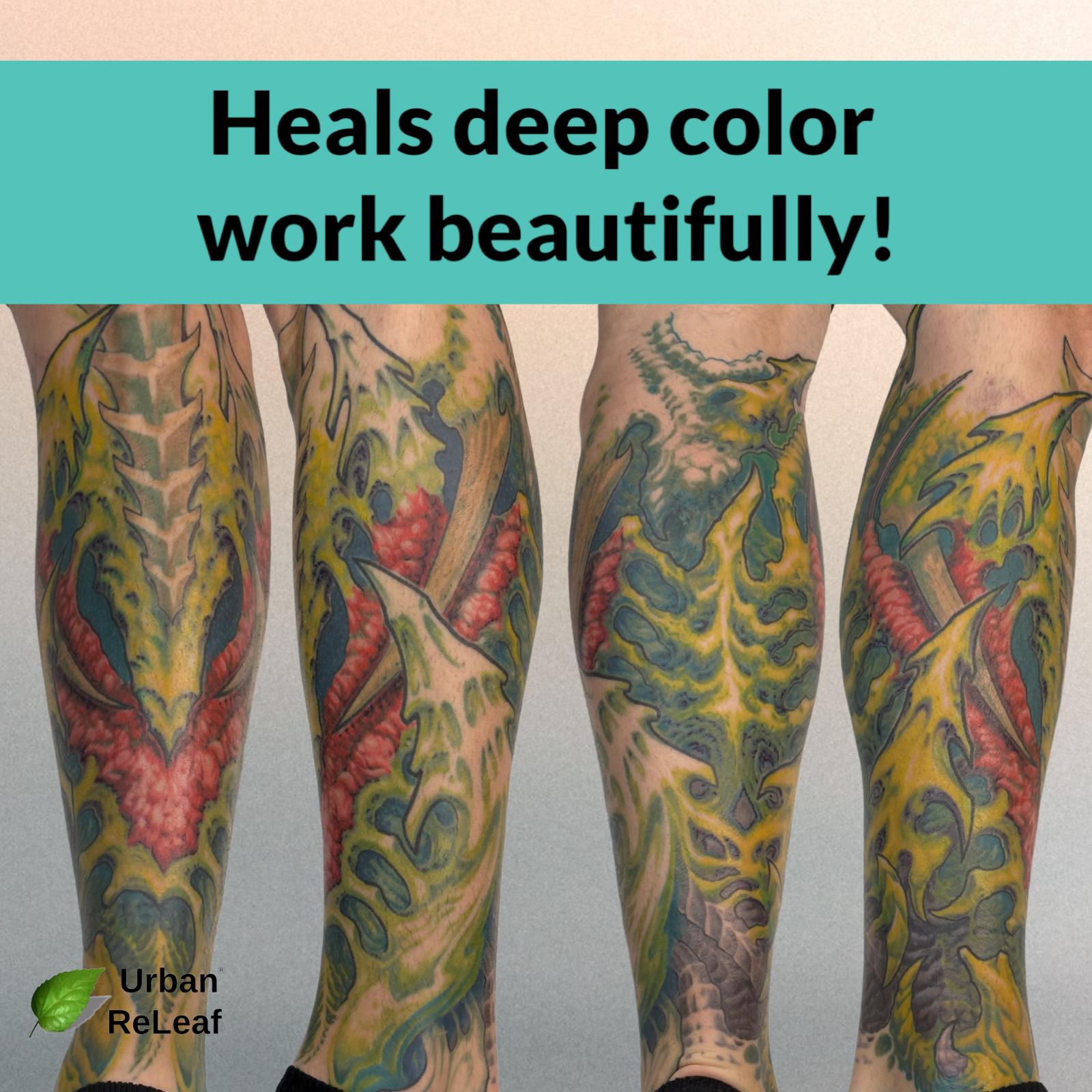 Urban ReLeaf Tattoo Solution Healing Aftercare! Saline Tea Tree Ink Care Soothe