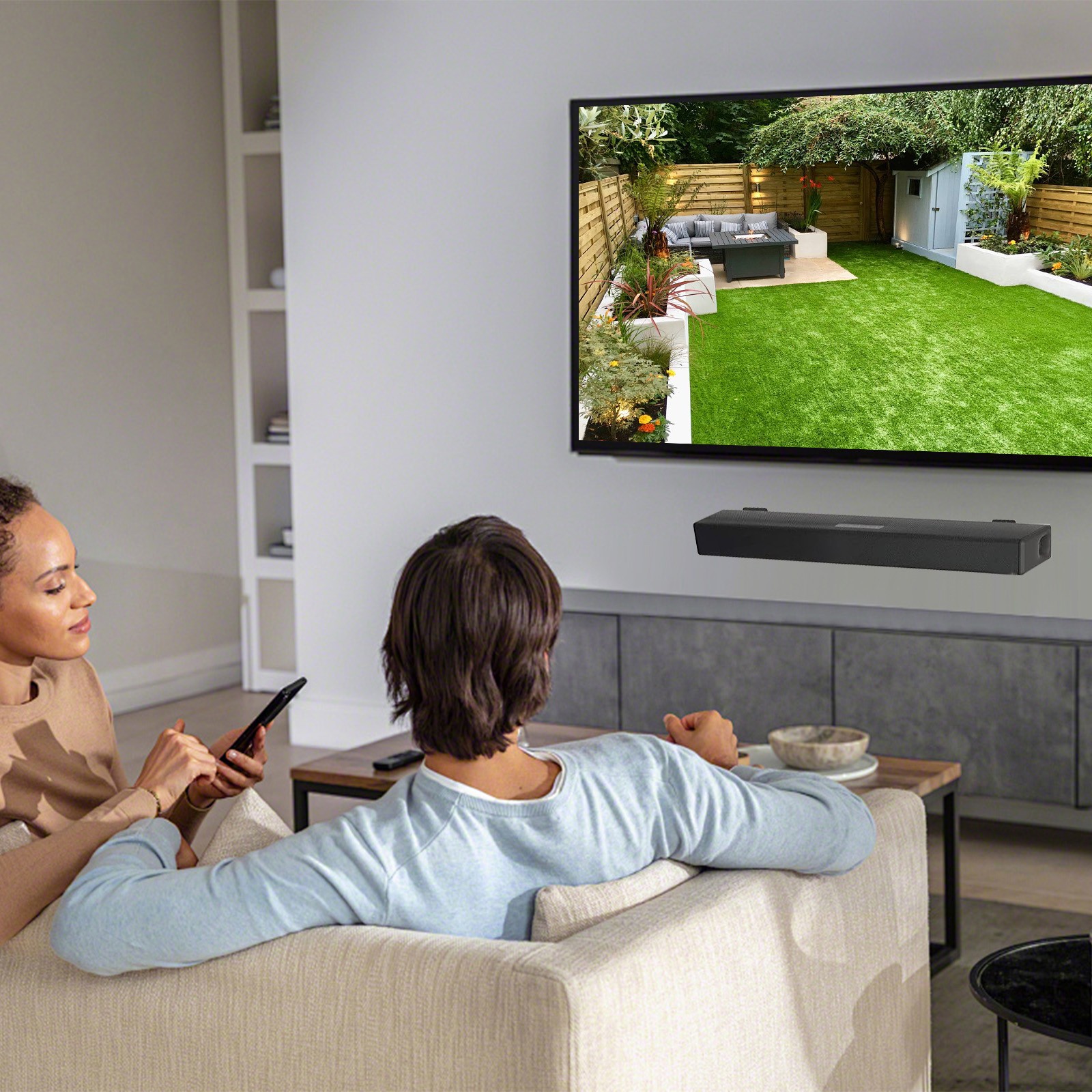 Universal Soundbar Wall Mount Speaker Bracket for Samsung, Sony, LG, Vizio, JBL