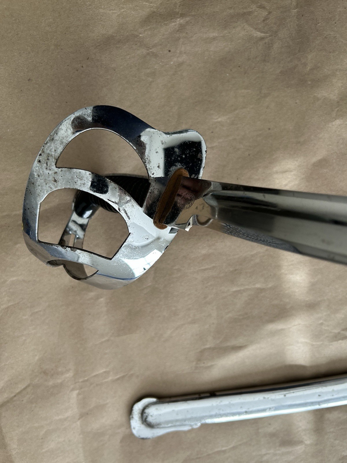 EARLY M1905 DUTCH POLICE KLEWANG CUTLASS SWORD - By Horster Solingen