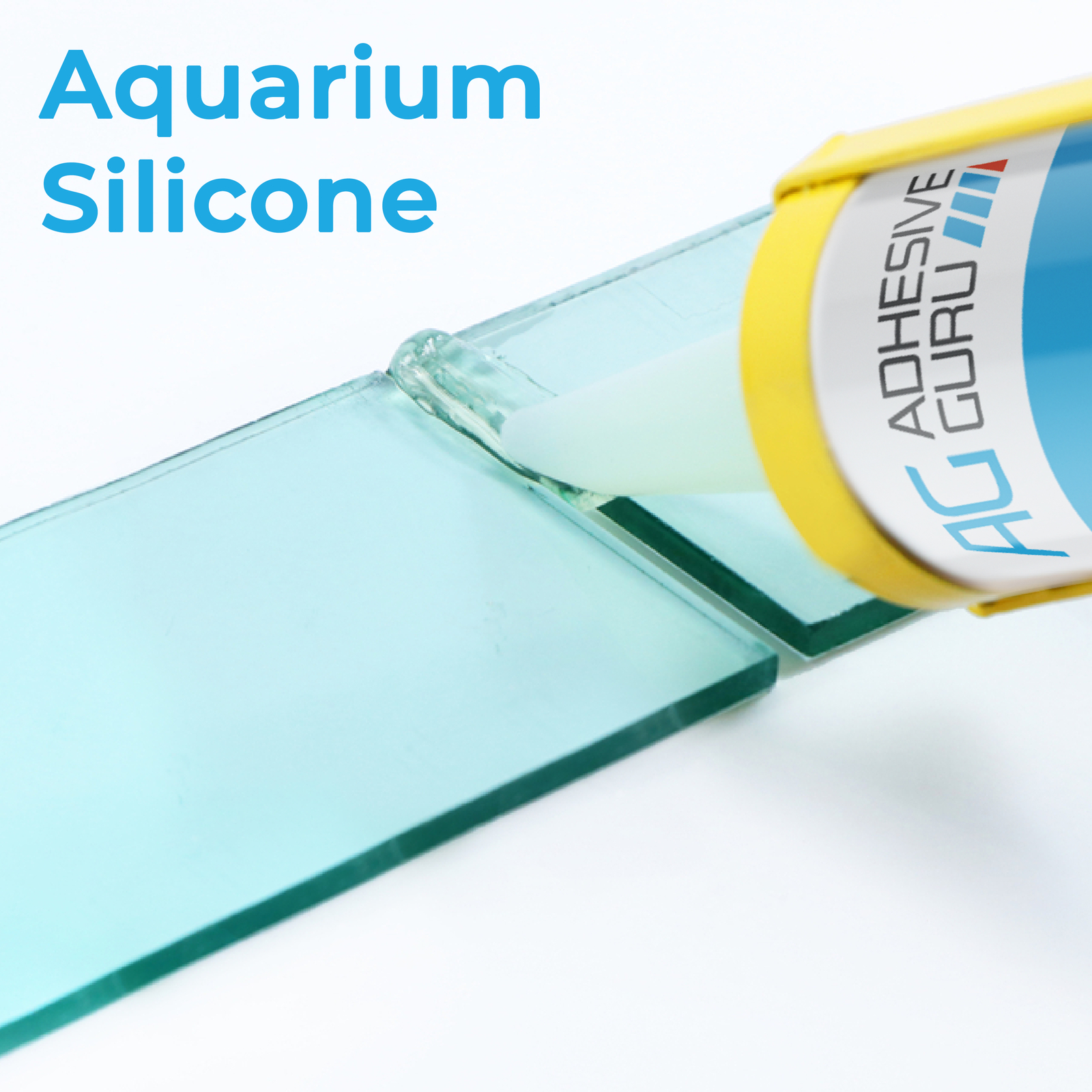 Aquarium Silicone Sealant Clear (10.5 fl oz), 100% Non-Toxic for fish 2 pk