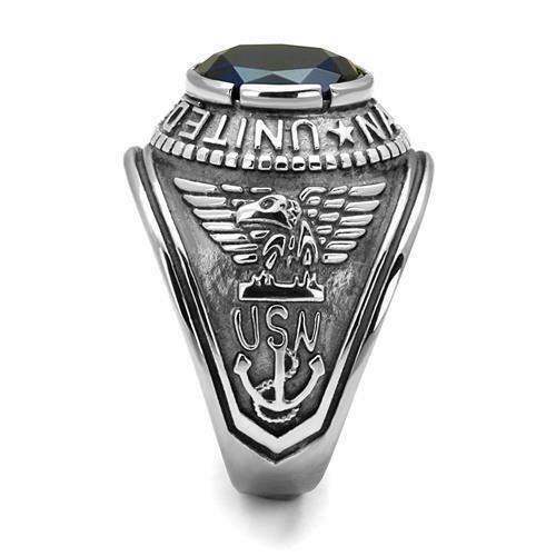 United States US NAVY Ring - USN Seals Military Rings - Surplus of Silver & Gold