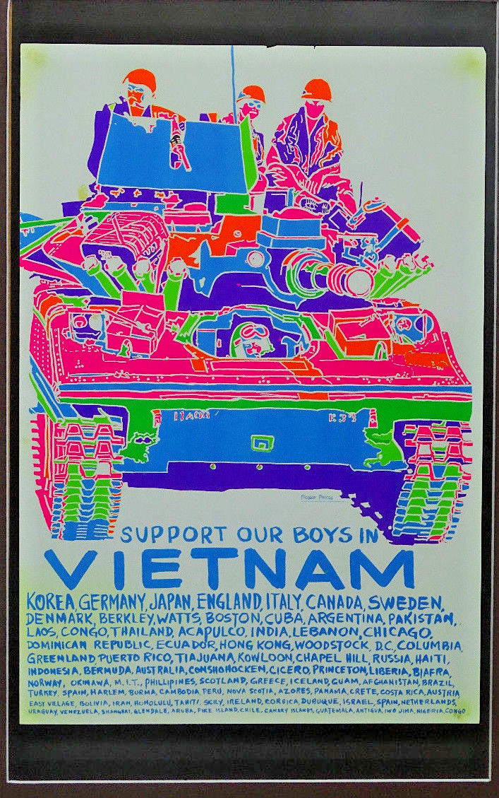 Choose from 65 different Psychedelic Blacklight Mini-Poster reproductions 9"x14"