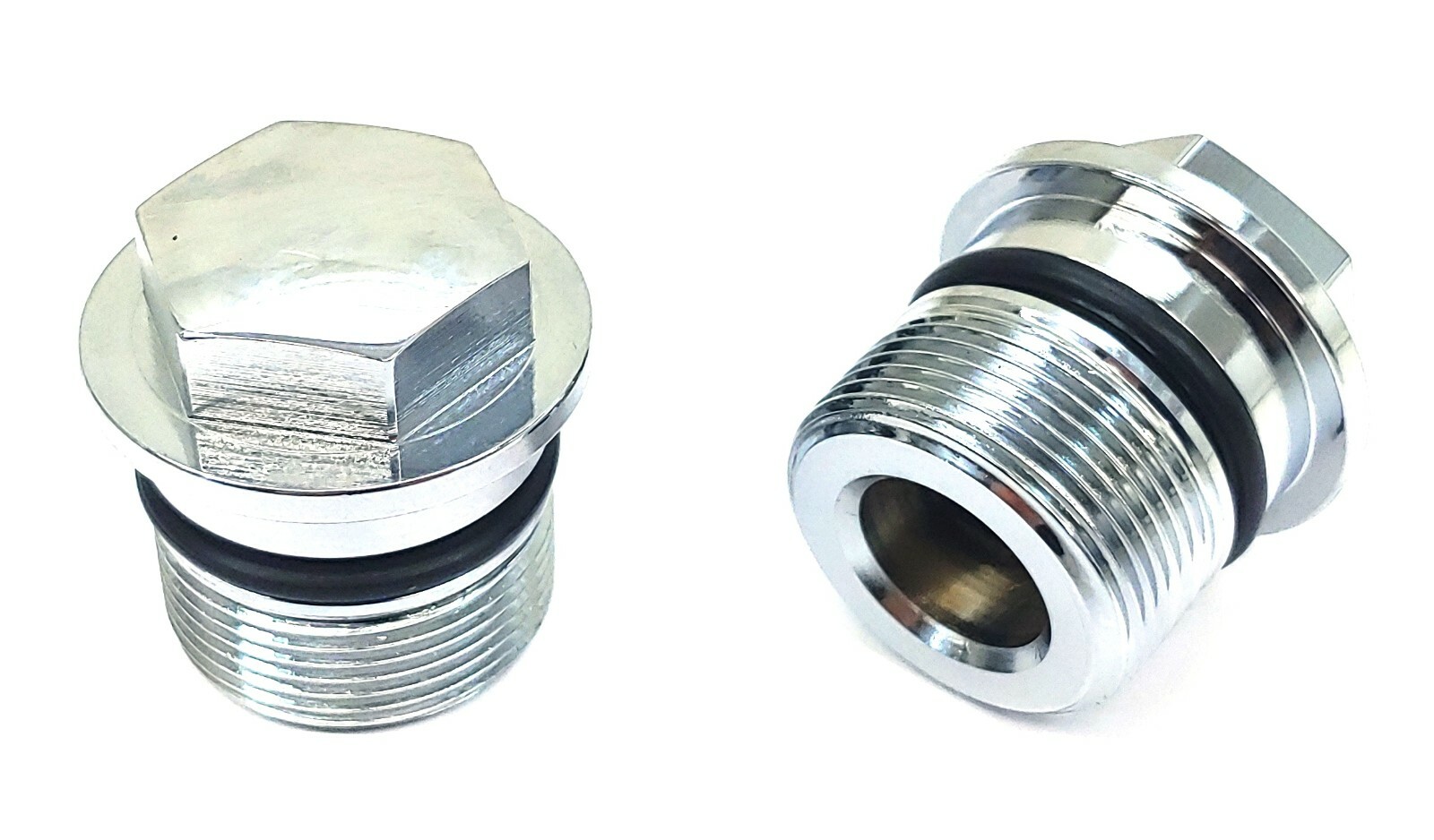 2x Chrome Fork Bolt Cap Set CB450 CB500 CB550 CB750 Honda (See List) #J210