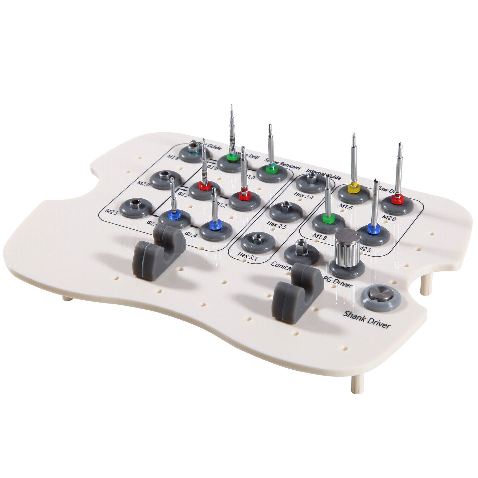 Dental Implant Fixture & Broken Screw Removal Kit Remove Surgical Tool Remover