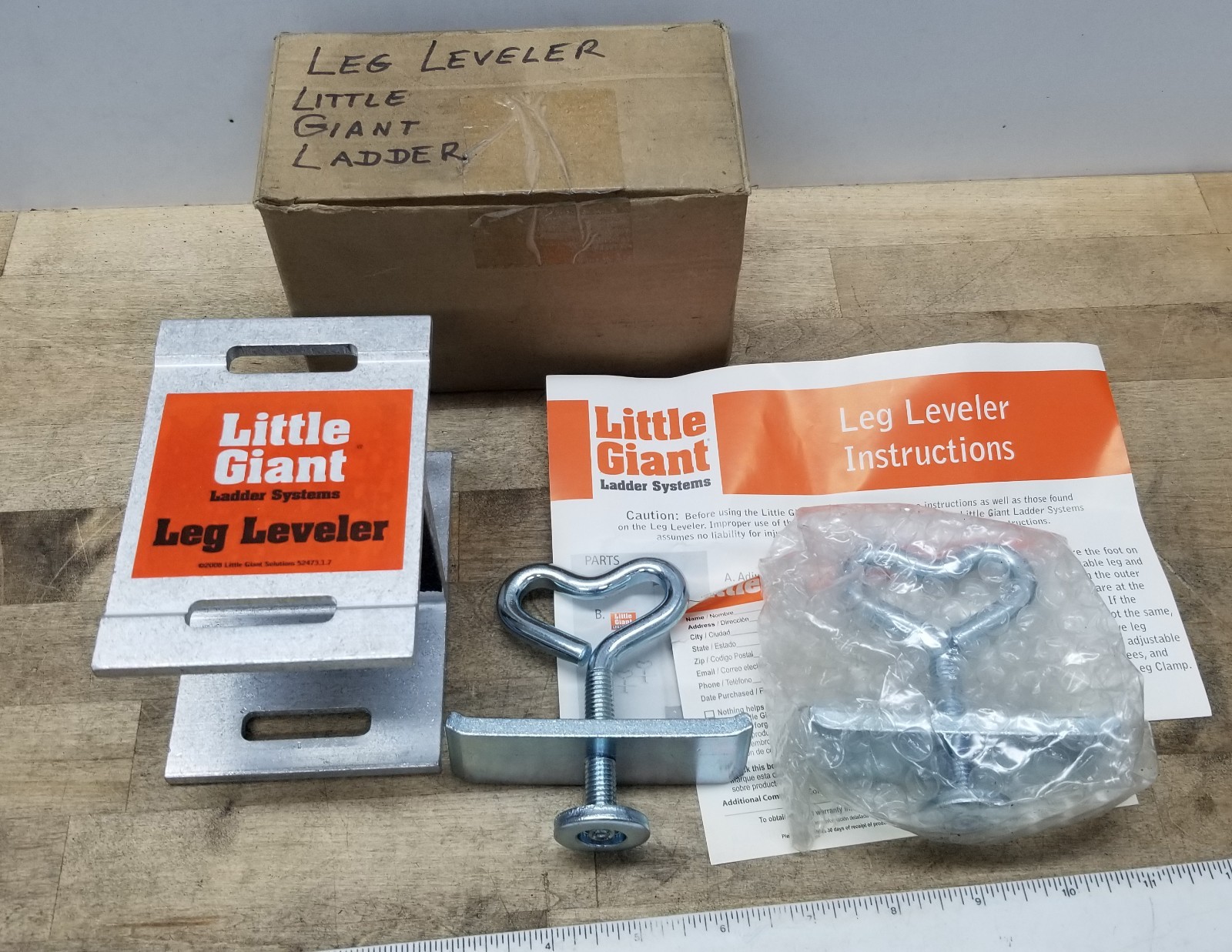 Little Giant Leg Leveler Accessory for Little Giant Ladders (CLAMP ONLY)