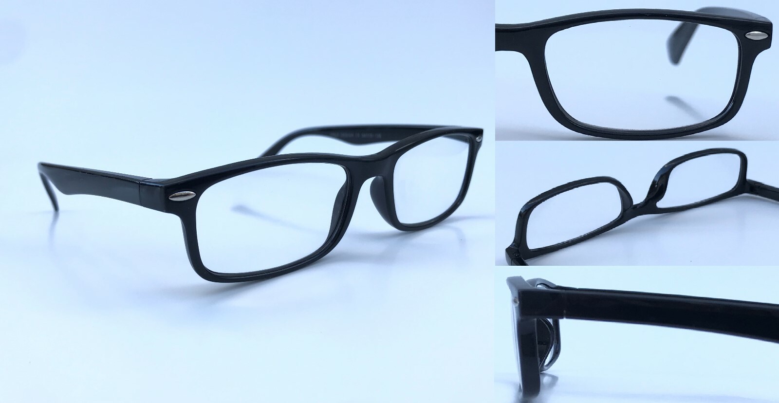 NEARSIGHTED GLASSES for SEEING DISTANCE black MYOPIA MINUS POWER -0.50 to -10.0