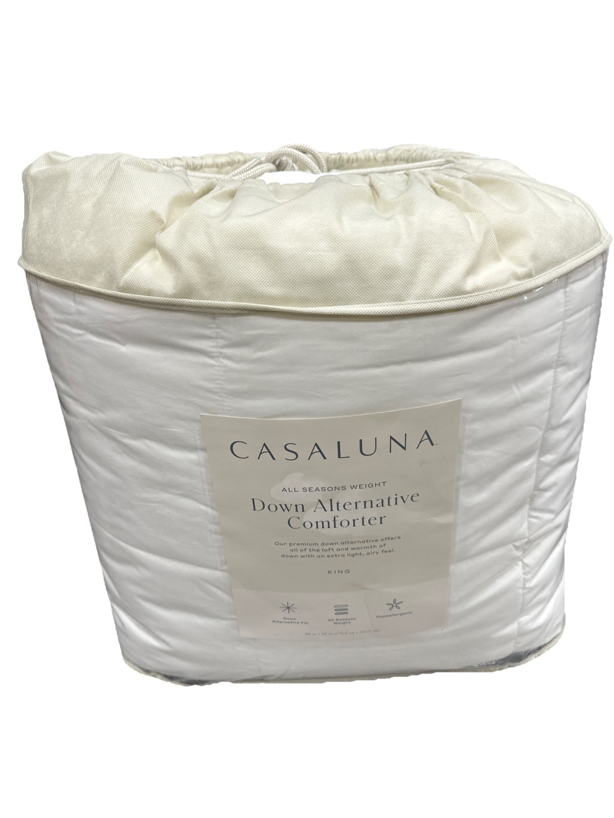 King Mid Weight Premium Down Alternative Hypoallergenic Machine Washable