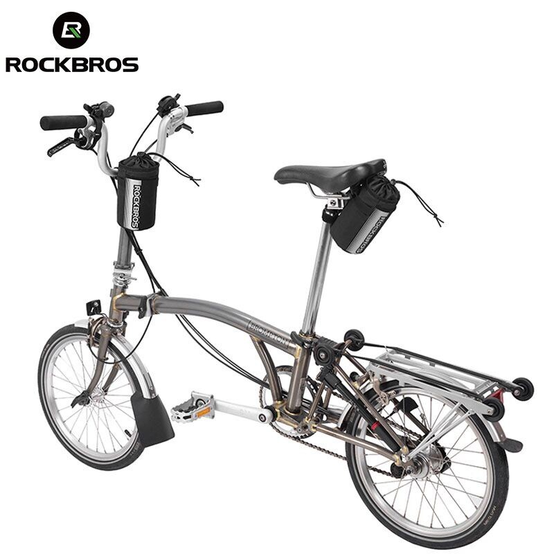 ROCKBROS Bike Water Bottle Holder Bag Handlebar Stem Bag Bicycle CupDrink Holder