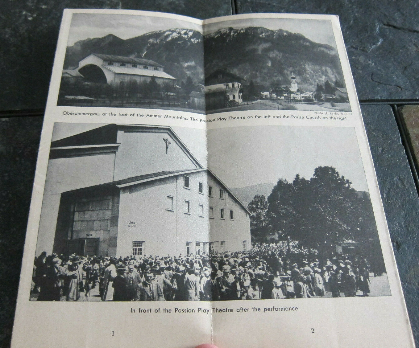 1934 Germany Oberammergauer Passion Play Betrayal of Christ Travel Brochure
