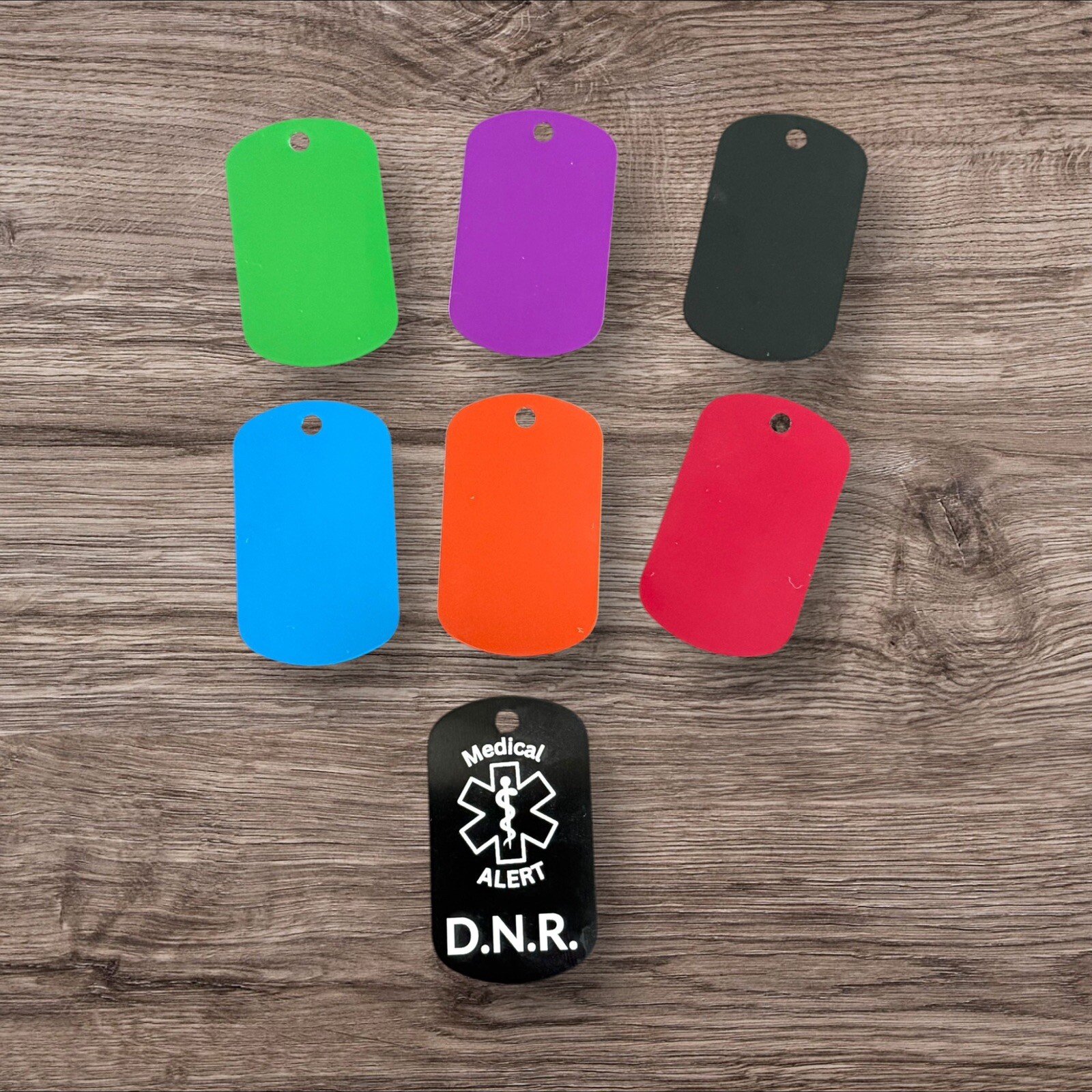 Custom Engraved Personalized Medical Alert ID Dog Tag