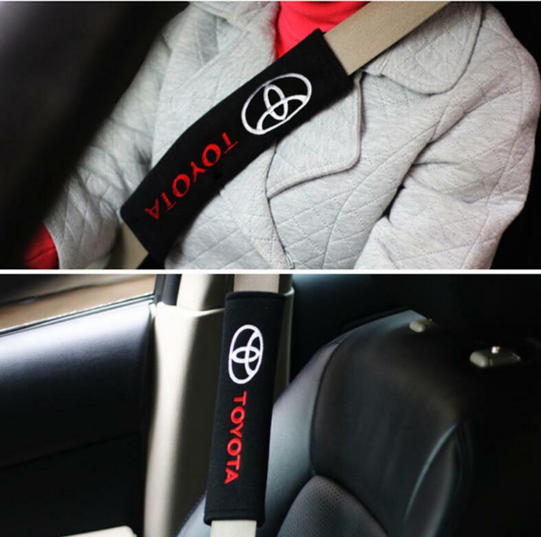 Car Seat Belt Covers Shoulder Pads Protect Safety Cushion Cotton for FORD