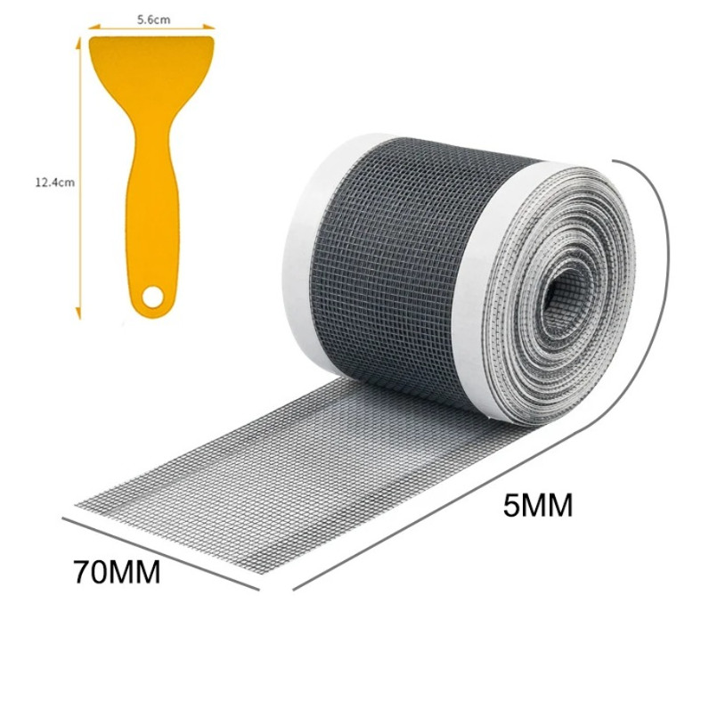 1pcs Cuttable Self-Adhesive Shower Drain Hair Catcher – 5m/10m Disposable Filter