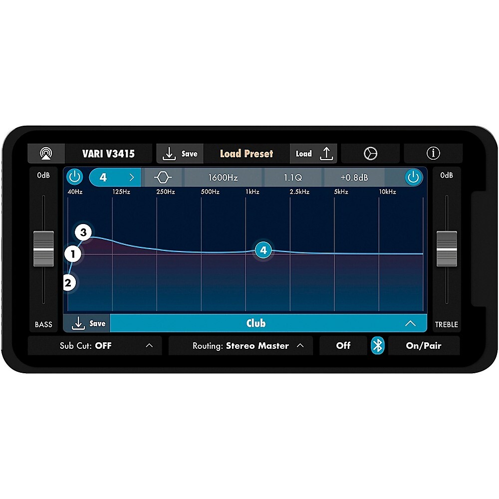 Harbinger VARI V3415 Powered 15" 2-Way Loudspeaker