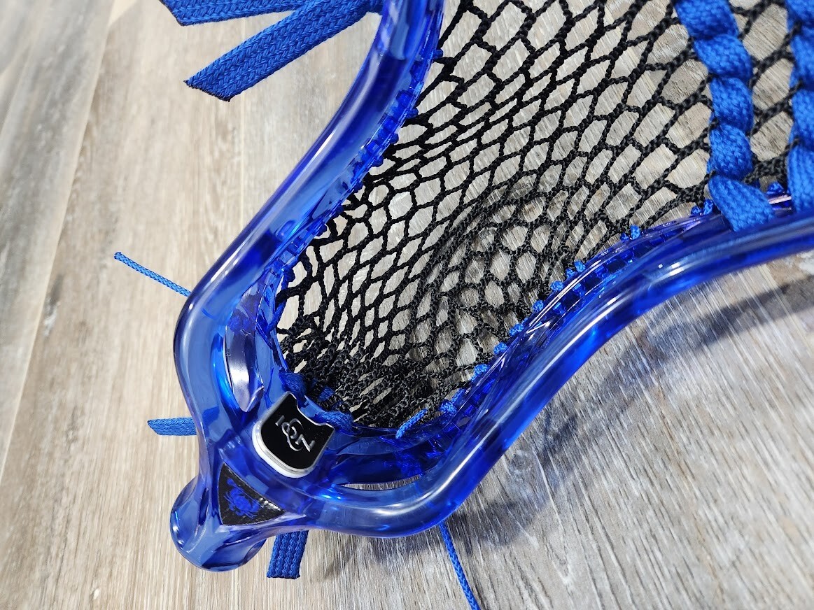Attack Pocket: New ECD ION Sapphire Blue Soft Mesh Head Lacrosse LAX HERO 4.0