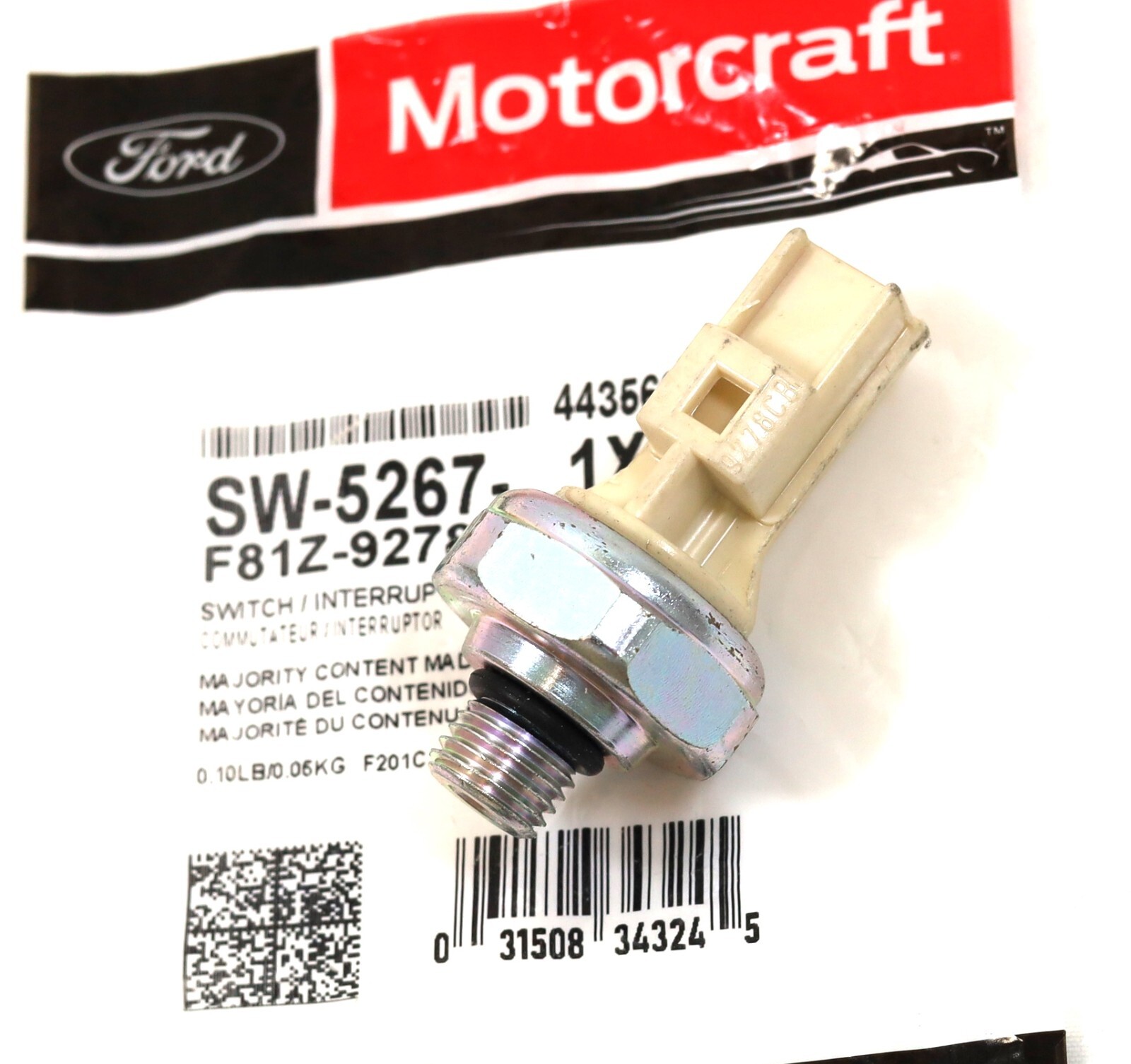 Genuine Ford F81Z-9278-AA Oil Pressure Sensor 7.3L 6.0L 6.4L Powerstroke Diesel